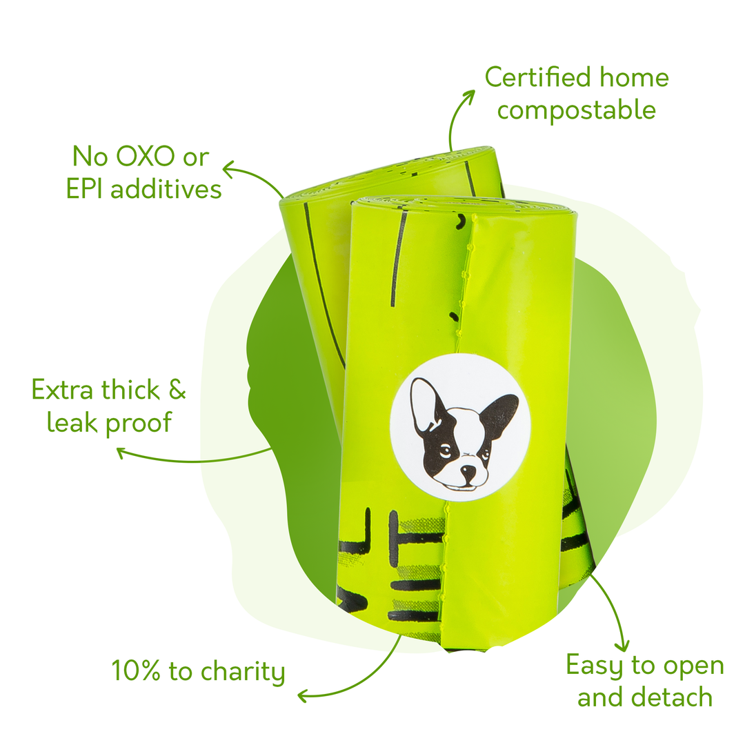 TÜV Austria HOME Compost Certified Dog Poop Bags